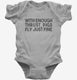 Thrust Pigs Fly Funny Engineer Engineering  Infant Bodysuit