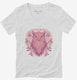 Vintage Owl Graphic  Womens V-Neck Tee