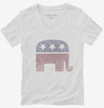 Vintage Republican Elephant Election Womens Vneck Shirt 666x695.jpg?v=1700521986