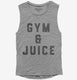 Weight Training Workout Gym And Juice  Womens Muscle Tank