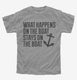 What Happens On the Boat Stays On the Boat  Youth Tee