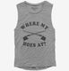 Where My Hoes At Funny Gardening Gift  Womens Muscle Tank