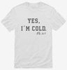 Yes Im Cold Always Freezing Shirt 666x695.jpg?v=1707296283