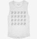 100th Birthday Tally Marks - 100 Year Old Birthday Gift white Womens Muscle Tank