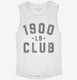 1900lb Club white Womens Muscle Tank
