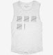 21st Birthday Tally Marks - 21 Year Old Birthday Gift white Womens Muscle Tank