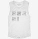 22nd Birthday Tally Marks - 22 Year Old Birthday Gift white Womens Muscle Tank