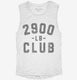 2900lb Club white Womens Muscle Tank