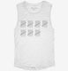 35th Birthday Tally Marks - 35 Year Old Birthday Gift white Womens Muscle Tank