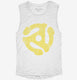 45 Record Adapter  Womens Muscle Tank