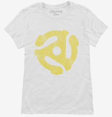 45 Record Adapter Womens T-Shirt