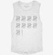 46th Birthday Tally Marks - 46 Year Old Birthday Gift white Womens Muscle Tank