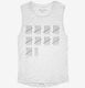47th Birthday Tally Marks - 47 Year Old Birthday Gift white Womens Muscle Tank