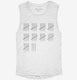 48th Birthday Tally Marks - 48 Year Old Birthday Gift white Womens Muscle Tank