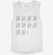 51st Birthday Tally Marks - 51 Year Old Birthday Gift white Womens Muscle Tank