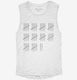 52nd Birthday Tally Marks - 52 Year Old Birthday Gift white Womens Muscle Tank