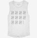 56th Birthday Tally Marks - 56 Year Old Birthday Gift white Womens Muscle Tank