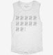 61st Birthday Tally Marks - 61 Year Old Birthday Gift white Womens Muscle Tank