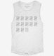 64th Birthday Tally Marks - 64 Year Old Birthday Gift white Womens Muscle Tank