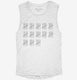 65th Birthday Tally Marks - 65 Year Old Birthday Gift white Womens Muscle Tank