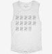 69th Birthday Tally Marks - 69 Year Old Birthday Gift white Womens Muscle Tank