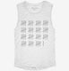 76th Birthday Tally Marks - 76 Year Old Birthday Gift white Womens Muscle Tank