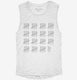 77th Birthday Tally Marks - 77 Year Old Birthday Gift white Womens Muscle Tank