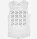 80th Birthday Tally Marks - 80 Year Old Birthday Gift white Womens Muscle Tank
