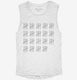 95th Birthday Tally Marks - 95 Year Old Birthday Gift white Womens Muscle Tank