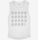 97th Birthday Tally Marks - 97 Year Old Birthday Gift white Womens Muscle Tank