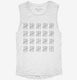 99th Birthday Tally Marks - 99 Year Old Birthday Gift white Womens Muscle Tank