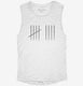 9th Birthday Tally Marks - 9 Year Old Birthday Gift white Womens Muscle Tank