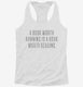 A Book Worth Banning Is A Book Worth Reading white Womens Racerback Tank
