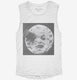 A Trip To The Moon white Womens Muscle Tank