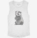 Adorable Badger  Womens Muscle Tank