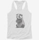 Adorable Badger  Womens Racerback Tank