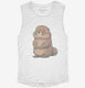 Adorable Beaver  Womens Muscle Tank