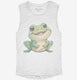 Adorable Frog  Womens Muscle Tank