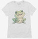 Adorable Frog white Womens