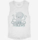 Adorable Happy Octopus  Womens Muscle Tank