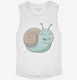 Adorable Happy Snail  Womens Muscle Tank