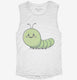 Adorable Insect Caterpillar  Womens Muscle Tank