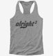 Alright Cubed  Womens Racerback Tank