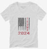 American Flag Trump 2024 Womens Vneck Shirt 666x695.jpg?v=1706795131