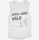 Amish Gone Wild white Womens Muscle Tank