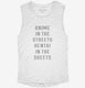 Anime In The Streets Hentai In The Sheets white Womens Muscle Tank
