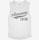 Awesome Since 1938 Birthday white Womens Muscle Tank