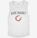 Babe Magnet white Womens Muscle Tank