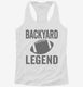 Backyard Football Legend white Womens Racerback Tank