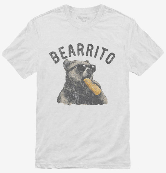 Bearrito Funny Bear Burrito Mexican Food T-Shirt